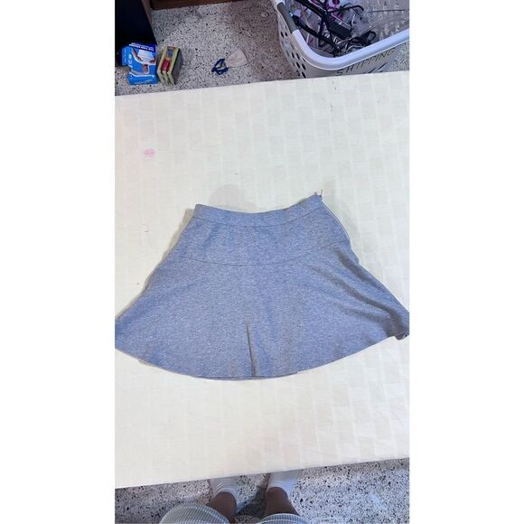 CREWCUTS J CREW TODDLER GIRLS GRAY SKIRT SIZE 6-7 SIDE ZIP - Picture 3 of 8